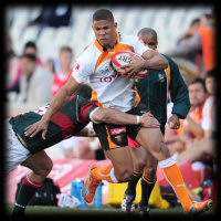 Ryno Benjamin Toyota Cheetahs v Platinum Leopards